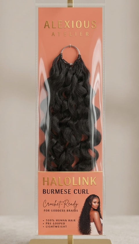 Alexious HaloLink™ Burmese Curl | Crochet & Braiding